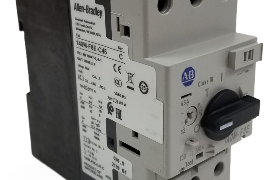 NEW LISTING! FREE EXPEDITED PRIORITY MAIL SHIPPING! Allen-Bradley 140M-F8E-C45 Motor Protection Circuit Breaker 45A 600V 3-Pole NEW
