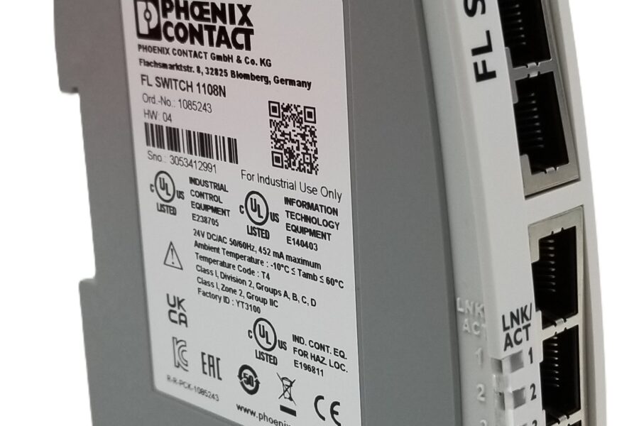 NEW LISTING! FREE EXPEDITED PRIORITY MAIL SHIPPING! Phoenix Contact 1085243 FL SWITCH 1108N Industrial Ethernet Switch RJ45 NEW