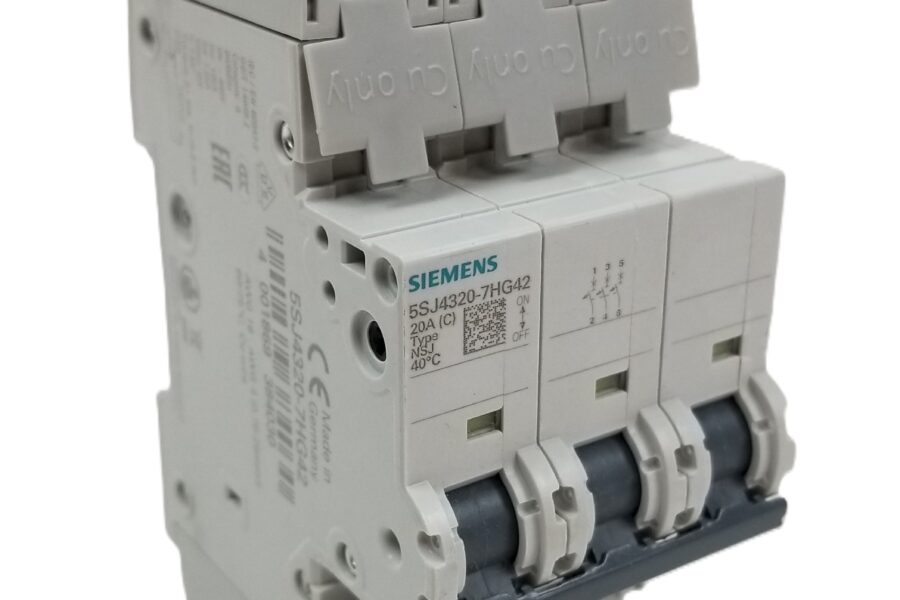 NEW LISTING! FREE EXPEDITED PRIORITY MAIL SHIPPING! Siemens 5SJ4320-7HG42 Mini Circuit Breaker 20A 3-Pole 480V NEW