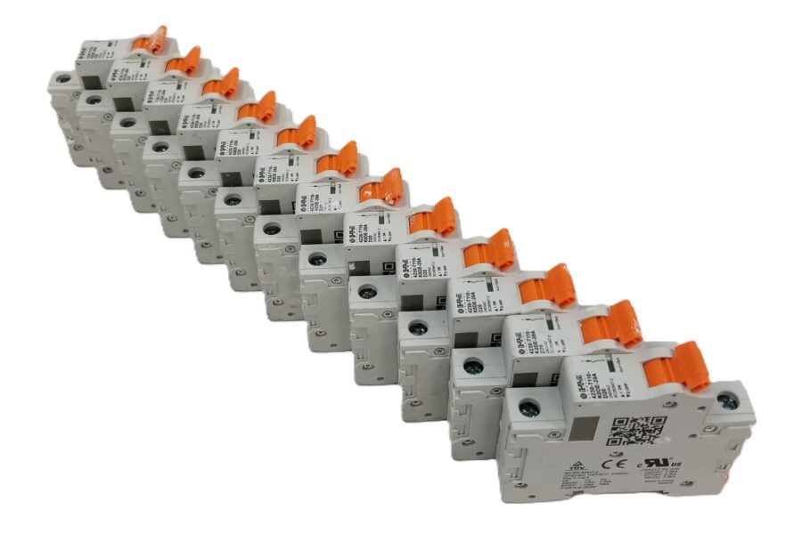 NEW LISTING! FREE EXPEDITED PRIORITY MAIL SHIPPING! 12 ETA 4230-T110-K0DE-20A-D20 Mini Thermal-Magnetic Circuit Breaker 20A NEW