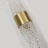 NEW LISTING! FREE EXPEDITED PRIORITY MAIL SHIPPING! Thomas Cooper Studio MARCHESA Sconce Spiked Double Glass Brushed Brass NEW
