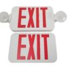 NEW LISTING! FREE SHIPPING! ESW Supply ESW-PC-LEDR Compact LED Exit Sign RED w/ Emergency Lights NEW