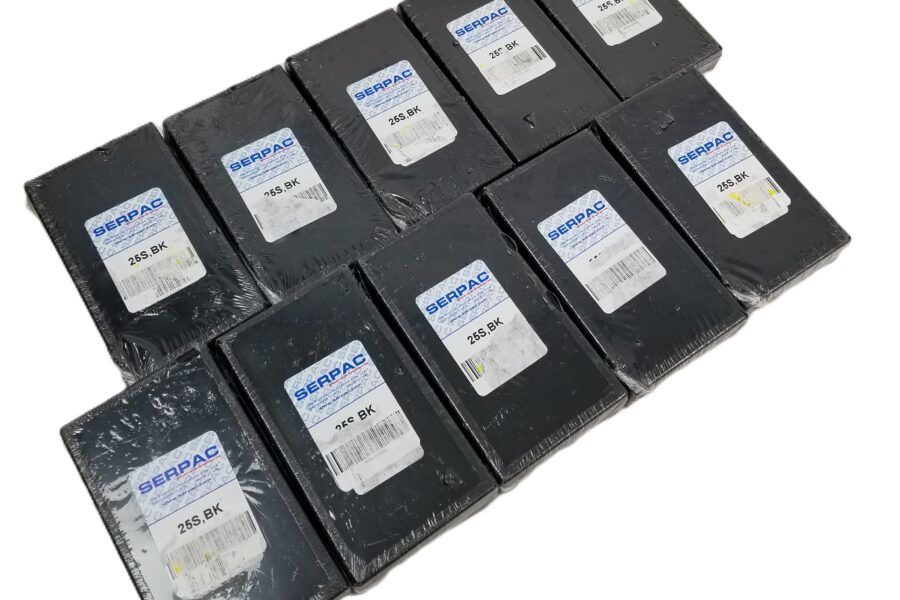 NEW LISTING! FREE EXPEDITED PRIORITY MAIL SHIPPING! 10 Serpac 25S,BK ABS Plastic Slope Enclosure with Battery Compartment 9V NEW