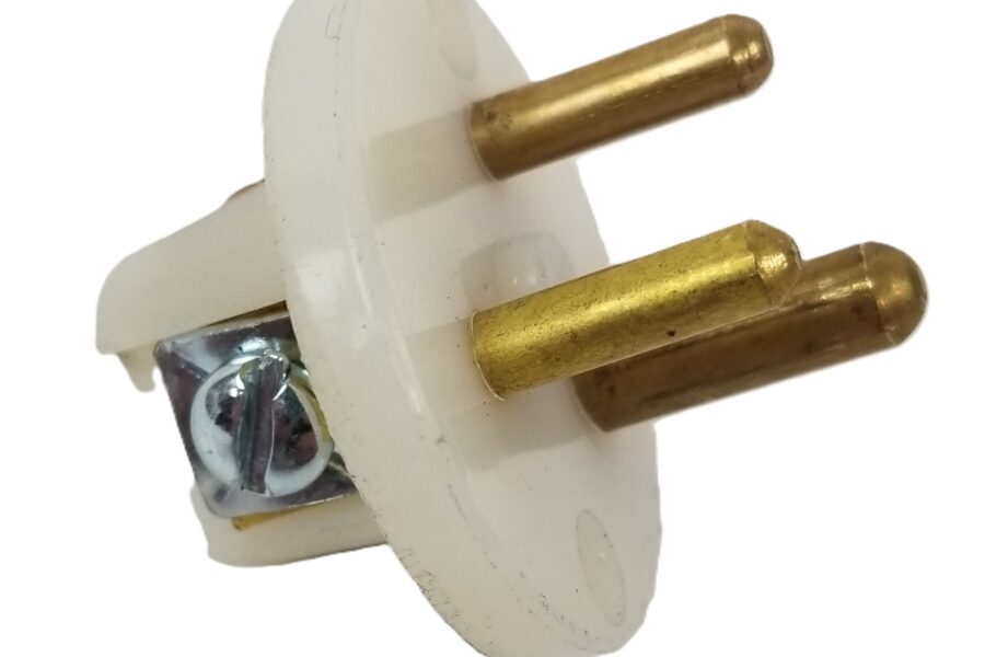 NEW LISTING! FREE EXPEDITED PRIORITY MAIL SHIPPING! 100 JINS Item No: 60081 Plug Body 3 Wire 3 Pole India Type Plug Plastic Body NOS