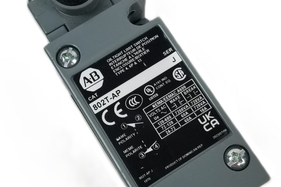 NEW LISTING! FREE EXPEDITED PRIORITY MAIL SHIPPING! Allen-Bradley 802T-AP Oil Tight Limit Switch SER J Type 4 6P&13 NEW