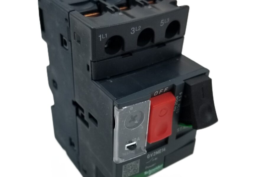 NEW LISTING! FREE EXPEDITED PRIORITY MAIL SHIPPING! Schneider GV2ME14 Manual Motor Starter & Circuit Breaker 6-10A TeSys Power NEW