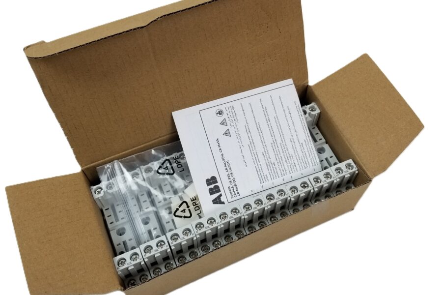 NEW LISTING! FREE EXPEDITED PRIORITY MAIL SHIPPING! 10pc ABB 1SVR405650R1000 Relay Socket CR-PSS Screw Terminal NEW