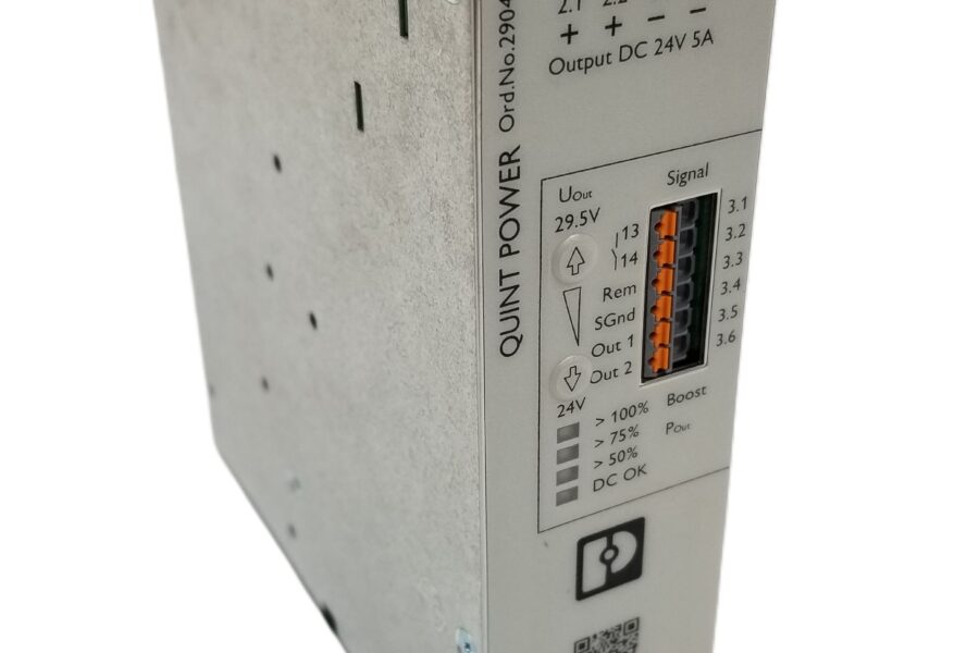 NEW LISTING! FREE EXPEDITED PRIORITY MAIL SHIPPING! Phoenix Contact 2904600 QUINT4-PS/1AC/24DC/5 Power Supply In:100-250V Out:24Vdc
