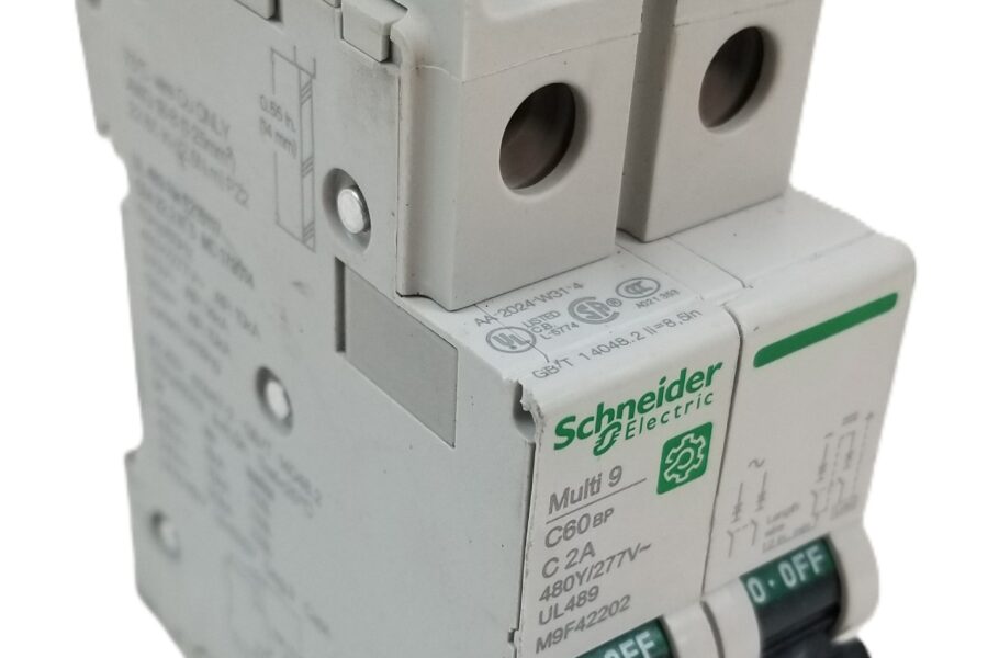 NEW LISTING! FREE EXPEDITED PRIORITY MAIL SHIPPING! Schneider Electric M9F42202 Miniature Circuit Breaker 2-Pole 2A 240VAC NEW