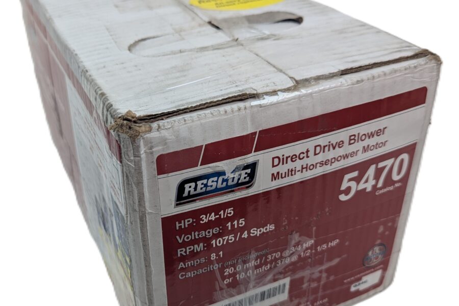NEW LISTING! FREE SHIPPING! US Motors 5470 Rescue 5.6″ Direct Drive Blower Motor 115V, 1/5-3/4HP 1075RPM NEW