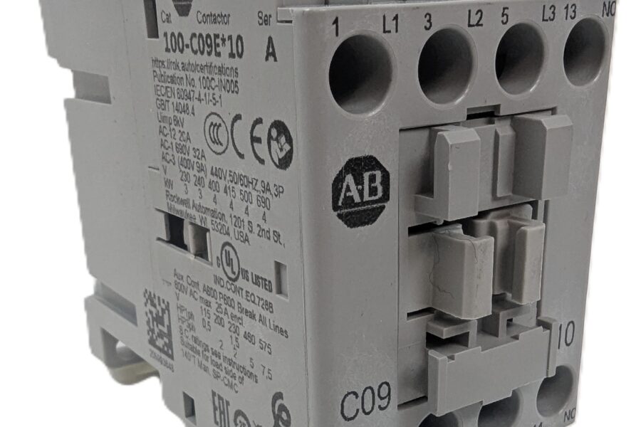 NEW LISTING! FREE EXPEDITED PRIORITY MAIL SHIPPING! Allen-Bradley 100-C09EJ10 Contactor 9A 24VDC Coil Screw Terminal SER. A NEW