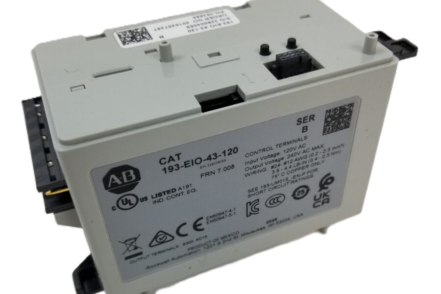 NEW LISTING! FREE EXPEDITED PRIORITY MAIL SHIPPING! Allen-Bradley Rockwell Automation 193-EIO-43-120 Overload Relay NEW