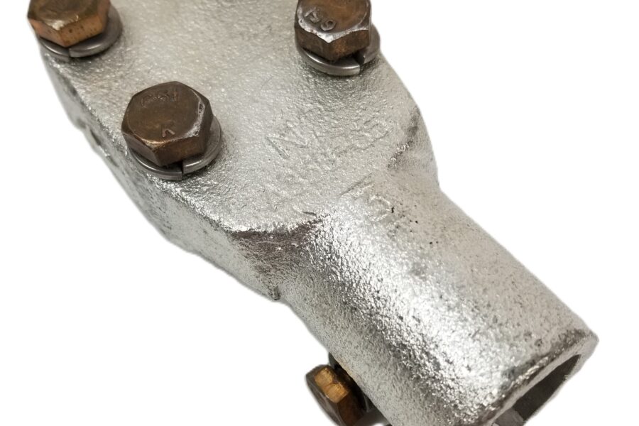 NEW LISTING! FREE EXPEDITED PRIORITY MAIL SHIPPING! 1inch N2 A353-65 Tee Conductor Clamp Connector Aluminum Alloy w/Copper Bolts NEW