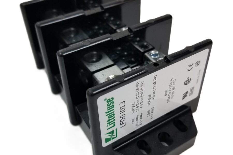 NEW LISTING! FREE EXPEDITED PRIORITY MAIL SHIPPING! Littelfuse LFD004013 LD Industrial Power Distribution Block 600V 175A NEW