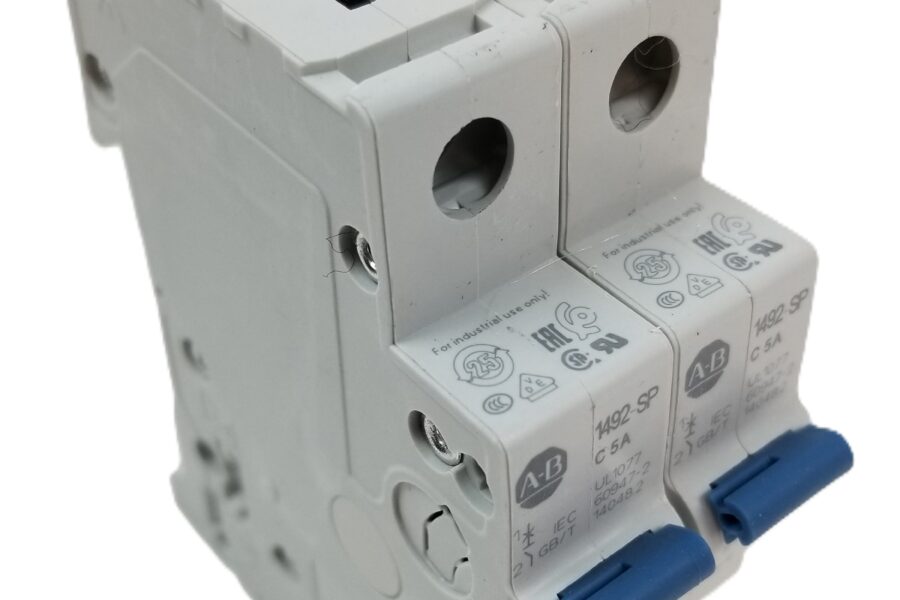 NEW LISTING! FREE EXPEDITED PRIORITY MAIL SHIPPING! 2 Allen-Bradley 1492-SPM1C050 Supplementary Protector 5A 1-Pole Trip Curve C NEW