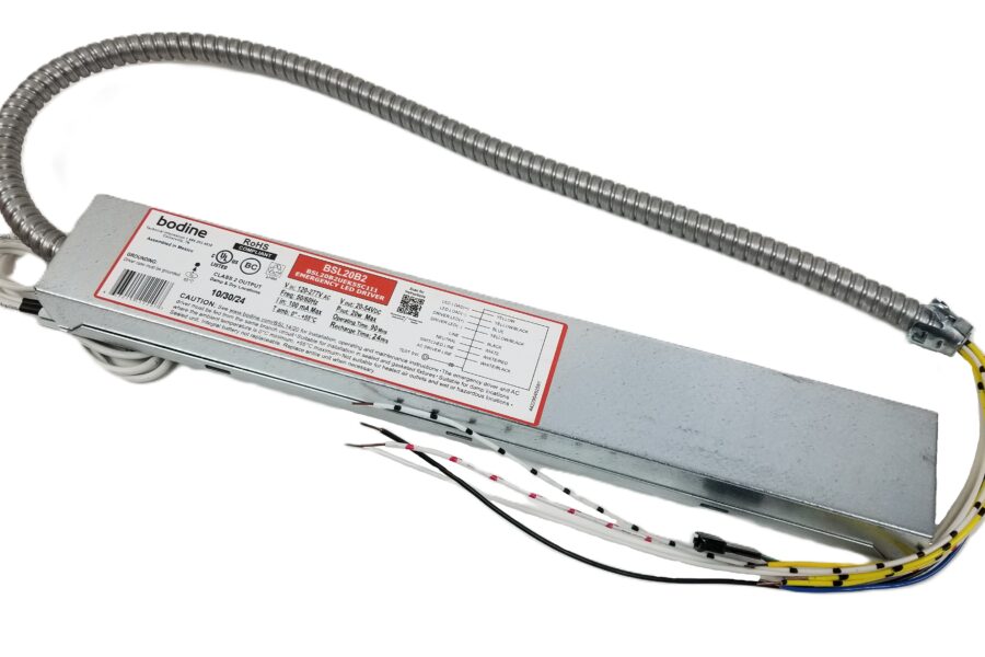 NEW LISTING! FREE SHIPPING! Bodine BSL20B2UEK55C1I1 High Output Emergency LED Driver 20W 120-277 VAC NEW