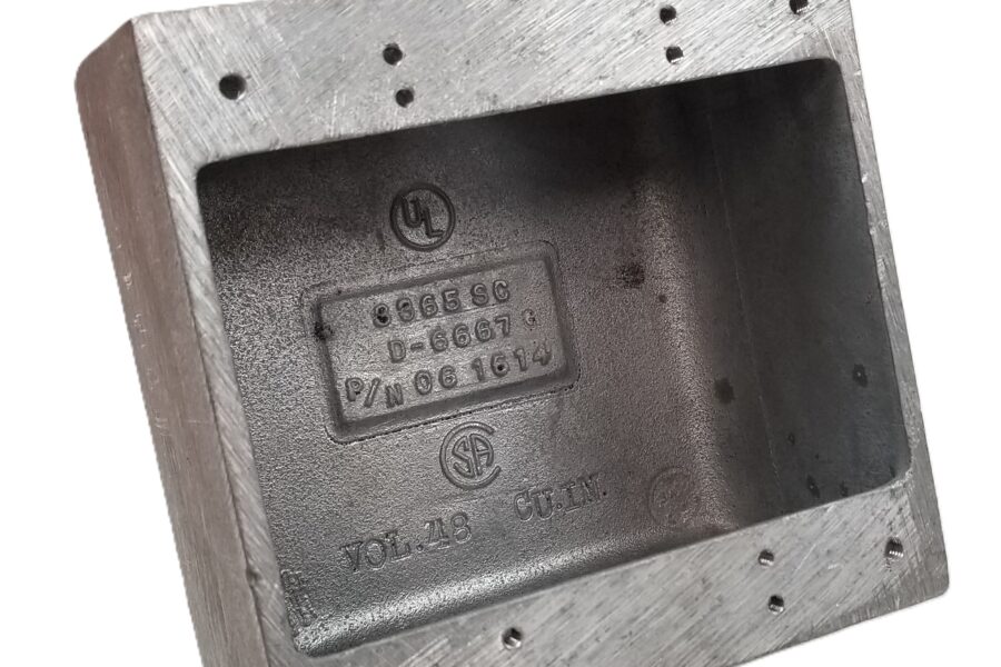 NEW LISTING! FREE SHIPPING! Killark 2-FDC-3 2-Gang Electrical Box 1″ FDC Type Cast Box Aluminum NEW