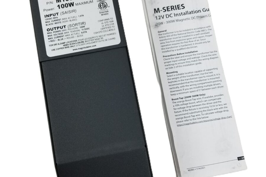 NEW LISTING! FREE EXPEDITED PRIORITY MAIL SHIPPING! Magnitude Lighting M100L12DC-AR Magnetic Dimmable LED Driver 100W 12Vdc NEW