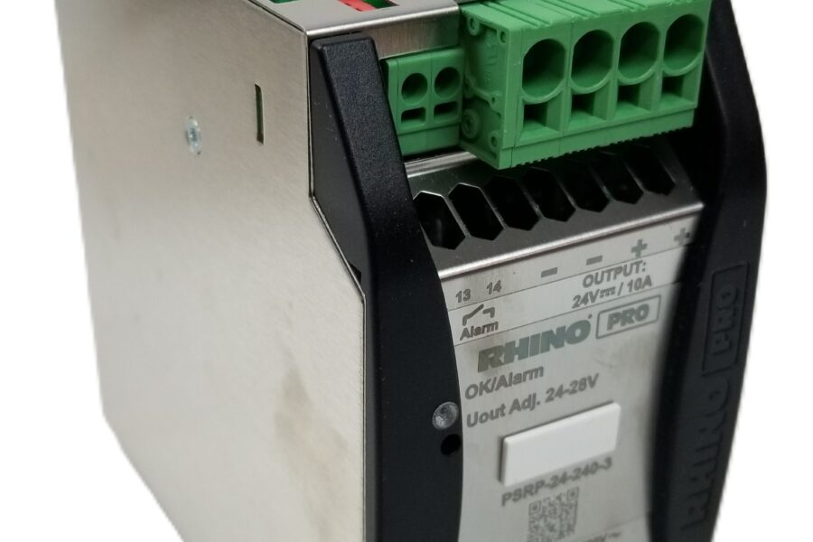 NEW LISTING! FREE SHIPPING! Rhino PSRP-24-240-3 24-28VDC 10A 240W Switching Power Supply 324-572Vac In NEW