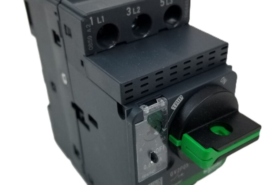 NEW LISTING! FREE SHIPPING! Schneider GV2P05 Motor Circuit Breaker 1A TeSys Power 690V 3-Pole DIN Rail NEW