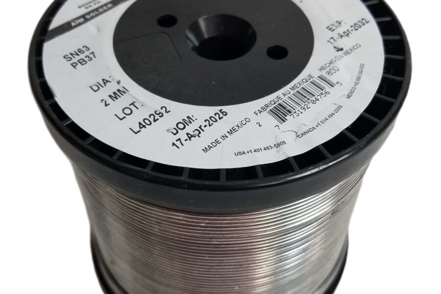NEW LISTING! FREE SHIPPING! 4kg 8.8lb AIM 4756 Solid Wire Solder 2mm 0.078″ Diameter 63/37 No Flux NEW