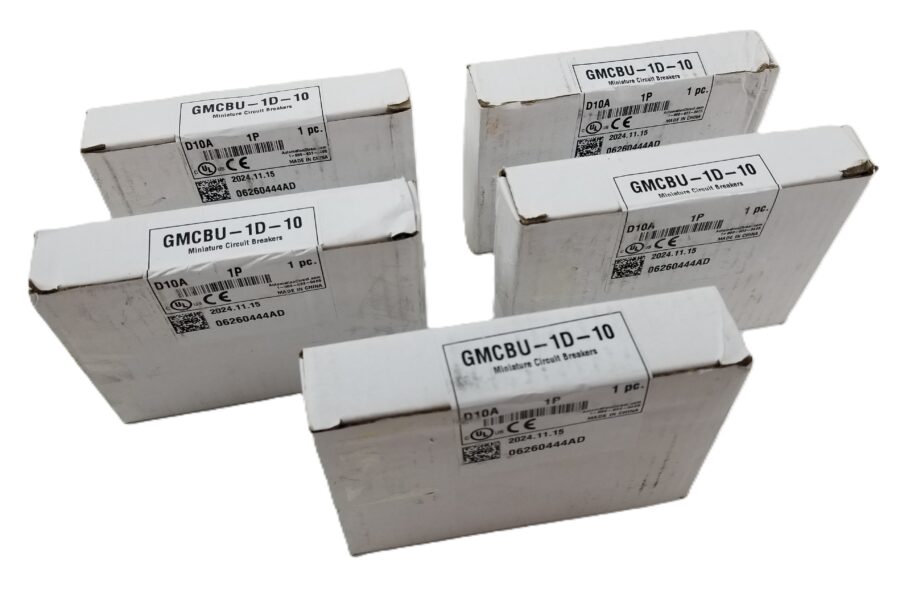 NEW LISTING! FREE SHIPPING! 5 Automation Direct Gladiator GMCBU-1D-10 Mini Circuit Breaker 10A 1Pole NEW