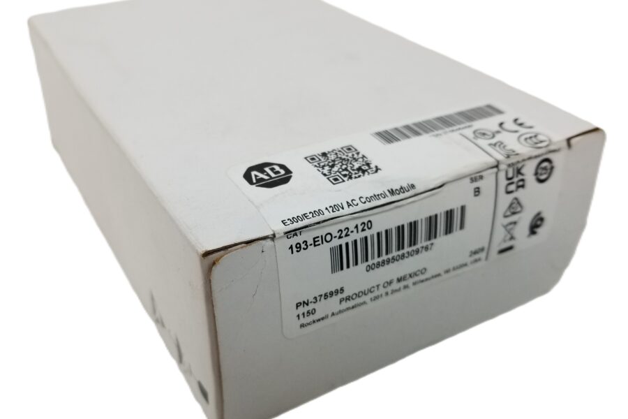 NEW LISTING! FREE SHIPPING! Allen-Bradley 193-EIO-22-120 E300/E200 120Vac Control Module 2Outputs SEALED NEW