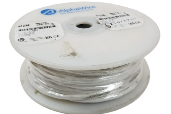 NEW LISTING! FREE SHIPPING! 100′ Alpha M1234-WH005 PTFE Cable 4 Cond. 20AWG High Temp 200C SPC M16878E/4 NEW