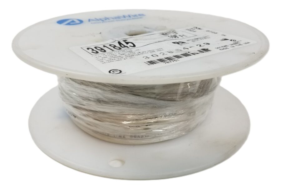 NEW LISTING! FREE SHIPPING! 100′ Alpha 391845 WH005 Silicone Insulated 18AWG 1 Conductor High Temp 150C NEW