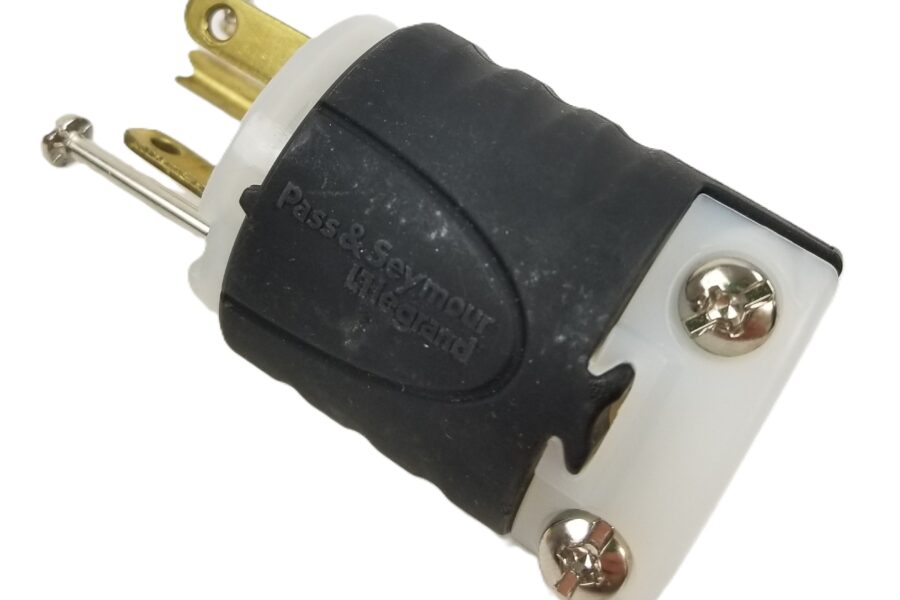 NEW LISTING! FREE SHIPPING! Pass&Seymour legrand PS5466-X Straight Blade Plug 20A 250V 2P 3W Grdg 6-20P NEW