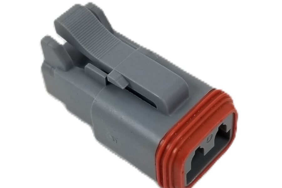 NEW LISTING! FREE SHIPPING! 100 Amphenol AT06-2S Automotive Connector Plug 2Pin Latch Lock Free Hanging NEW