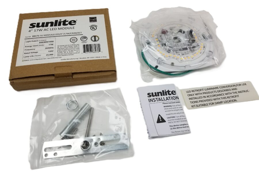 NEW LISTING! FREE EXPEDITED PRIORITY MAIL SHIPPING! 20 Sunlite 88476-SU 4in LED Module CCT Selectable Dimmable Dimmable CRI90 NEW