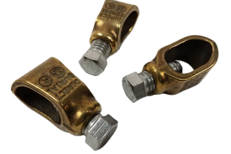 NEW LISTING! FREE SHIPPING! 85  nVent ERICO HDC58 Ground Rod Clamp Silicon Bronze 5/8″ #8sol-1/0Stranded NEW