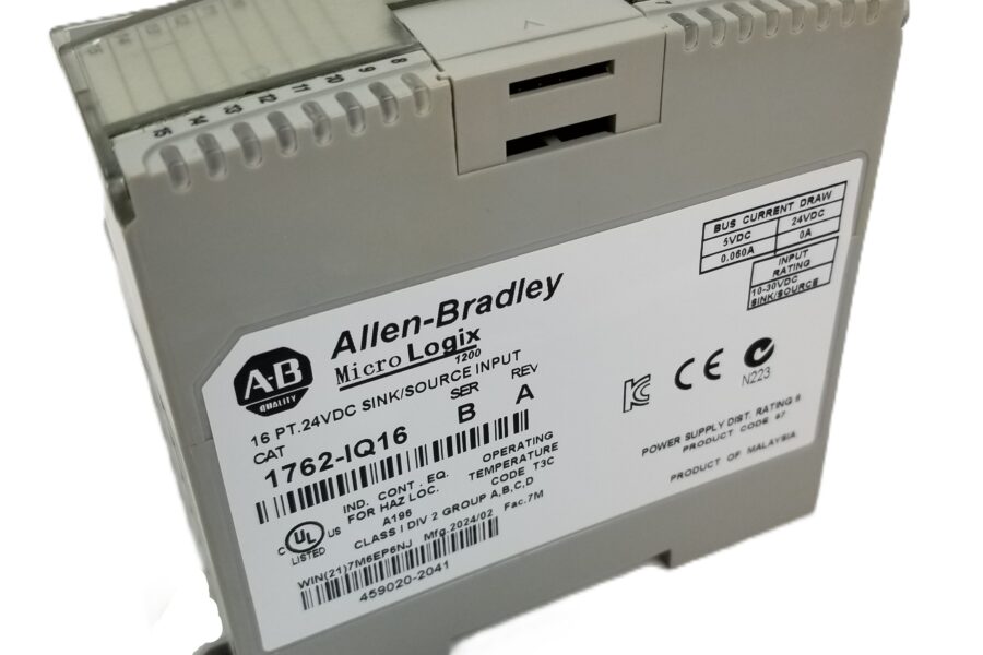 NEW LISTING! FREE SHIPPING! Allen-Bradley 1762-IQ16 16-Point 24Vdc Sink/Source Input Module MicroLogix NEW