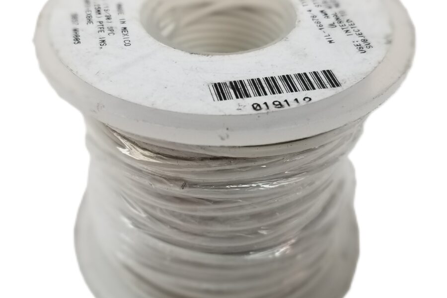 NEW LISTING! FREE SHIPPING! 100ft Alpha 5857 WH005 Hook-Up Wire PTFE 18AWG High Temp 200C SPC M16878/4 E NEW