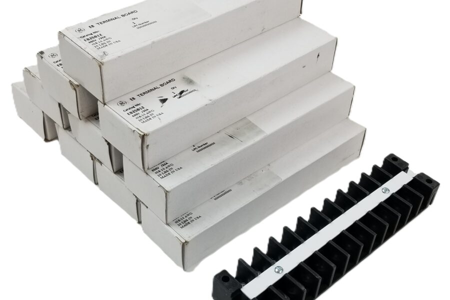 NEW LISTING! FREE SHIPPING! 10 GE EB25B12 Terminal Block with 12 Position Barrier 0.63″ Spacing 600V 30A NEW