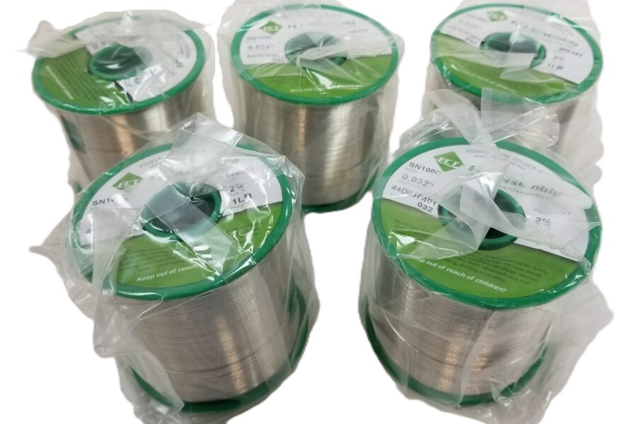 NEW LISTING! FREE SHIPPING! 5lbs SN100C .032″ FCT Assembly Wire Solder 2%Water Soluble Flux WS101 PbFree NEW