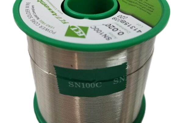 NEW LISTING! FREE SHIPPING! 1lb SN100C .020″ FCT Assembly Wire Solder 3% No Clean Flux NC601 Pb Free NEW