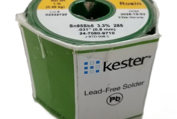 NEW LISTING! FREE SHIPPING! Kester 24-7080-9710 Lead-Free Solder .031″ 95% Tin 5% Antimony 3.3% 285Flux NEW