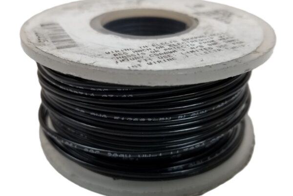 NEW LISTING! FREE SHIPPING! 100′ Alpha 422010 Black 20AWG Stranded Hook Up Wire PVC UL AWM 1061 300V NEW