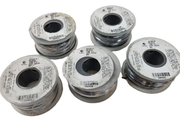 NEW LISTING! FREE SHIPPING! 500′ Alpha 422010 Black 20AWG Stranded Hook Up Wire PVC UL AWM 1061 300V NEW