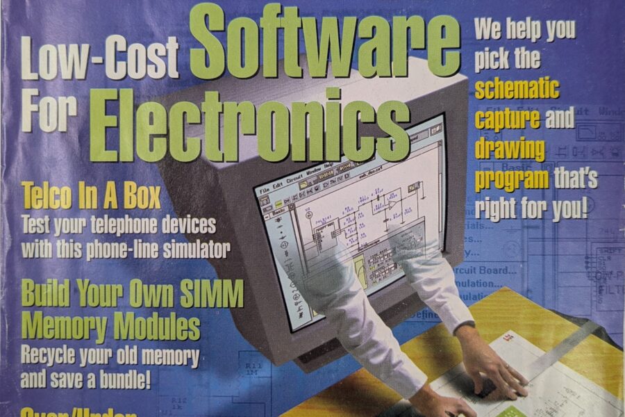 NEW LISTING! FREE SHIPPING! Electronics Now Magazine Sept 1995 Software Electronics Over/Under Voltage Mon