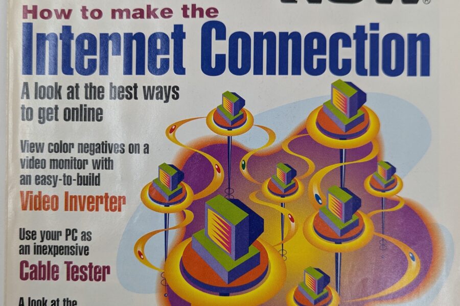 NEW LISTING! FREE SHIPPING! Electronics Now Magazine July 1995 Internet Connection Video Inverter CableTest