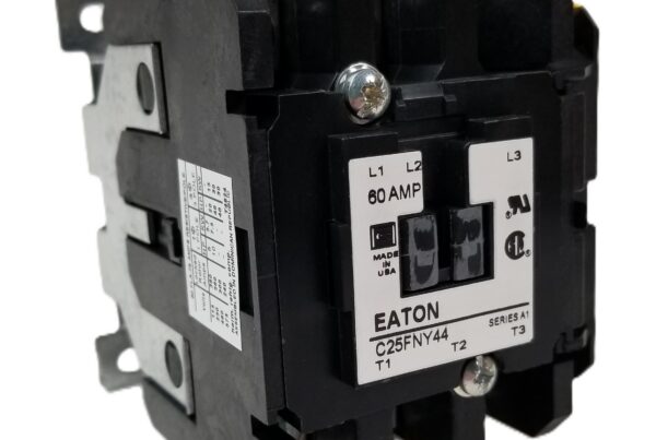 NEW LISTING! FREE SHIPPING! EATON C25FNY44AL Definite Purpose Contactor 60A 3Pole 110-120 VAC Coil NEW