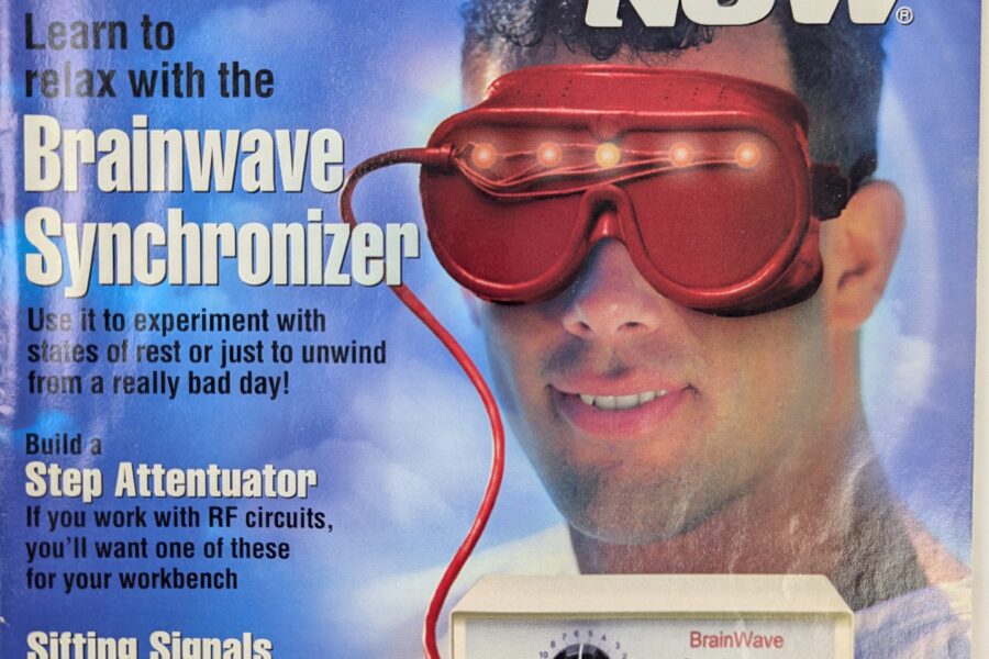NEW LISTING! FREE SHIPPING! Electronics Now Magazine April 1999 Brainwave Synchronizer Signals from Noise