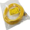 NEW LISTING! FREE SHIPPING! Turck RSV RKV50-4M Cordset 5Pin Male/Female Straight Yellow PVC 4meter 9 Amp NEW