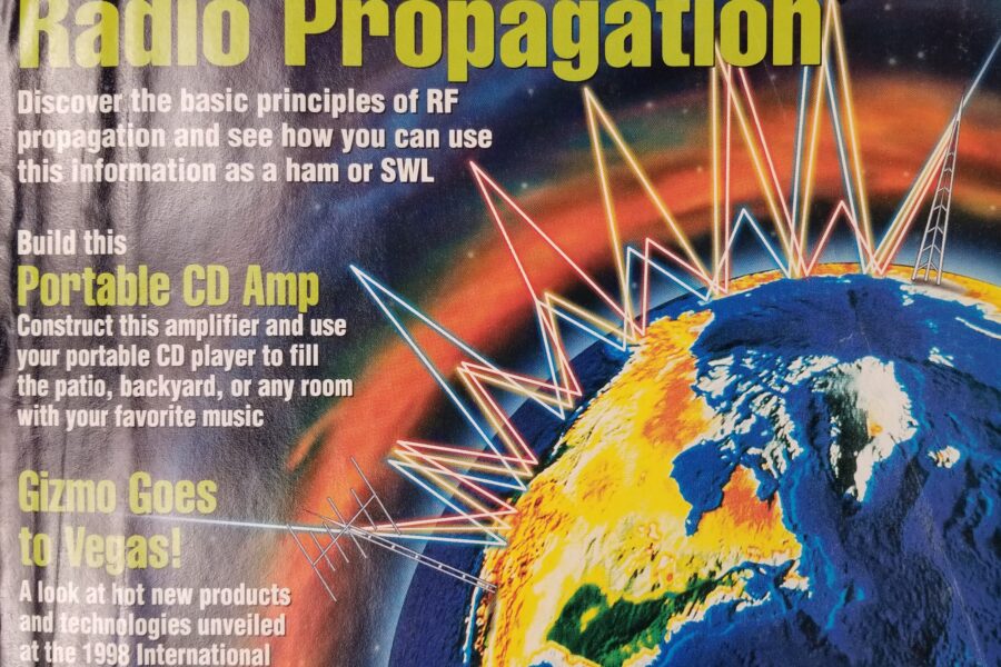 NEW LISTING! FREE SHIPPING! Popular Electronics Magazine May 1998 Build Portable CD Amp Improve AM Reciever