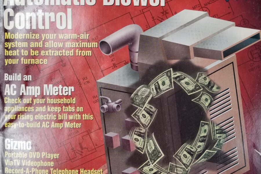 NEW LISTING! FREE SHIPPING! Popular Electronics Magazine September 1998 Build AC Amp Meter + Blower Control