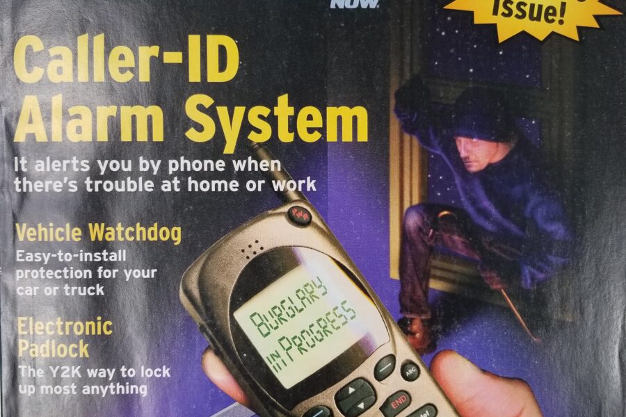 NEW LISTING! FREE SHIPPING! Poptronics Magazine January 2000 Caller-ID Electronic Security Vehicle Watchdog
