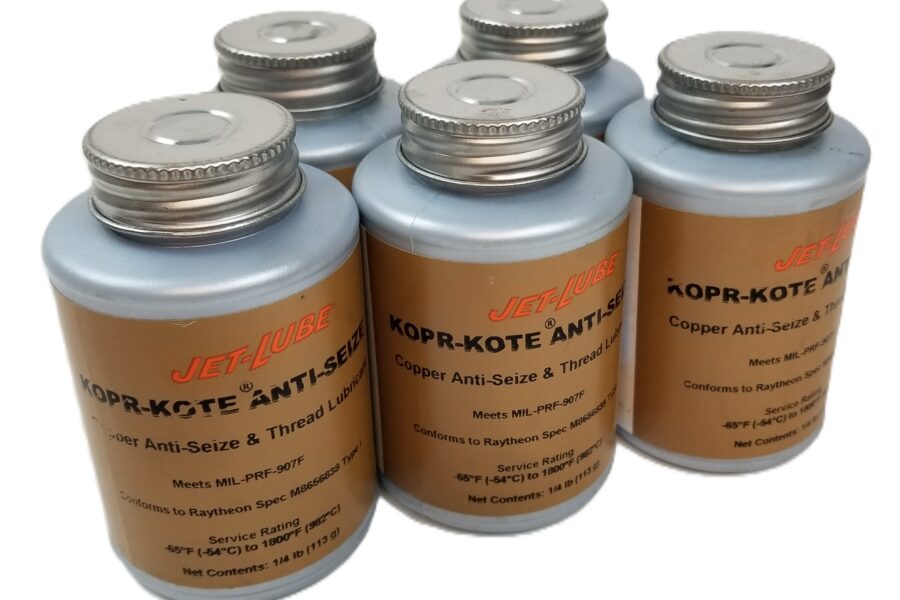 NEW LISTING! FREE SHIPPING! 20oz Jet-Lube Kopr-Kote 10055 Copper Bronze AntiSeize Lubticant Paste wBrush NEW